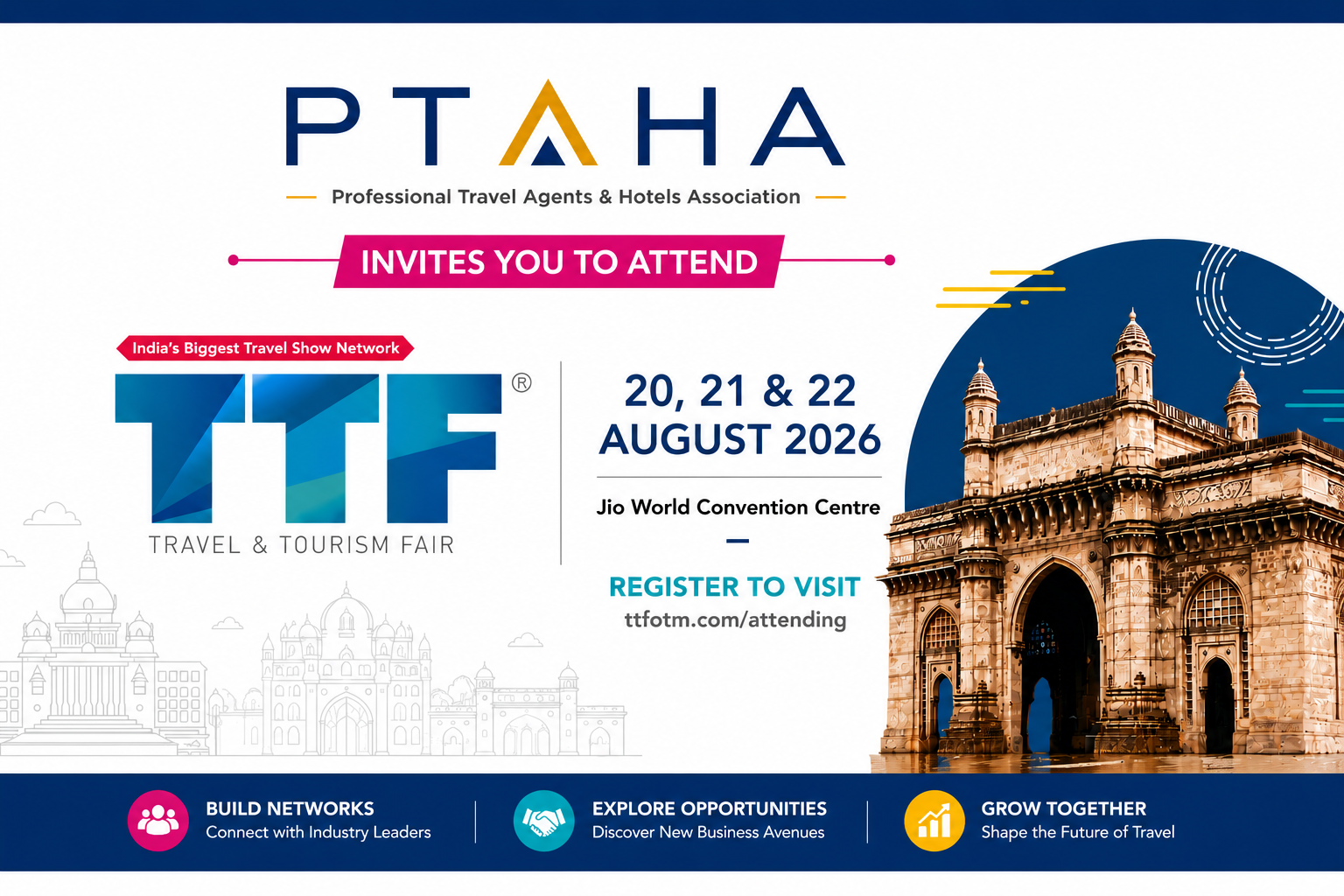 We are pleased to share that PTAHA is the Partnering Association for TTF Mumbai 2026.